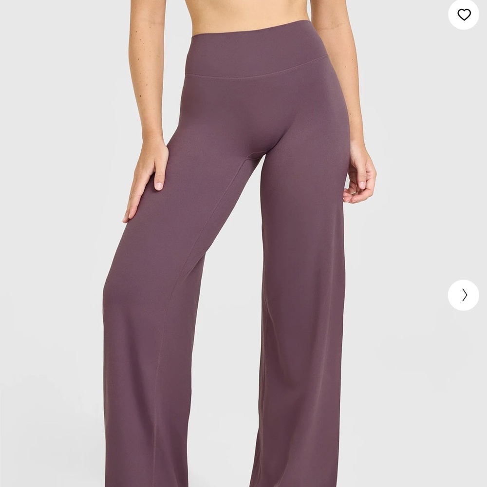 Women's Wide-Leg Pants in Purple S-Long